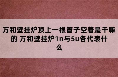 万和壁挂炉顶上一根管子空着是干嘛的 万和壁挂炉1n与5u各代表什么